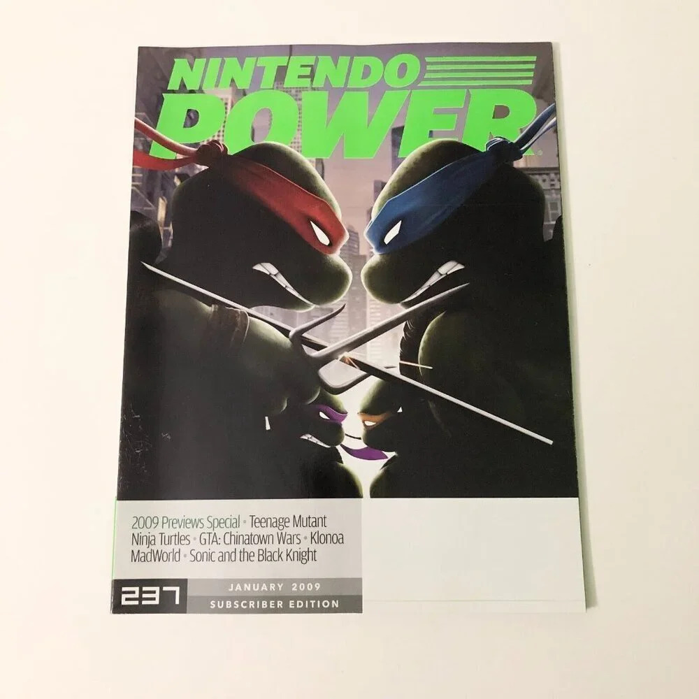 Nintendo  Power Volume 237 January 2009 Magazine With Pokemon Stickers